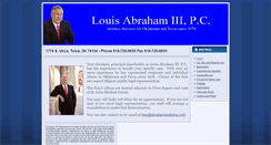 Desktop Screenshot of abrahamlawtulsa.com